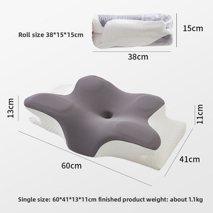Olira Cervical Neck Pillow - Contoured Memory Foam for Neck & Back Pain, All Sleep Positions