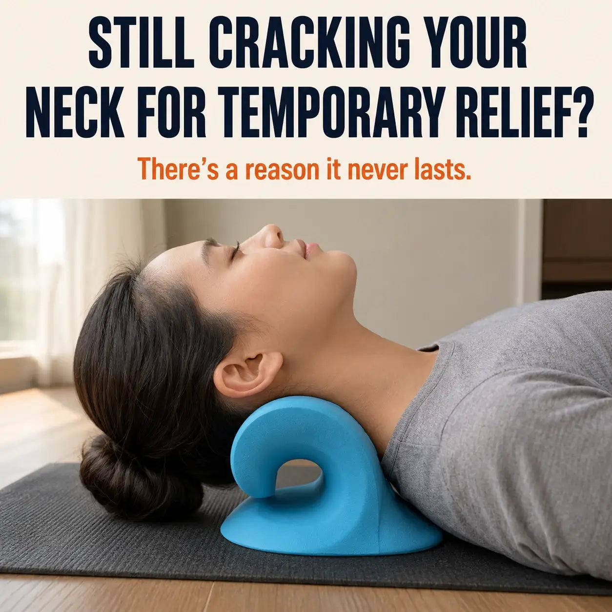 Olira NeckDecomp neck traction device shown from an angled view