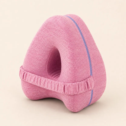 Olira Knee Pillow for Side Sleepers — Memory Foam Leg & Hip Support Pillow