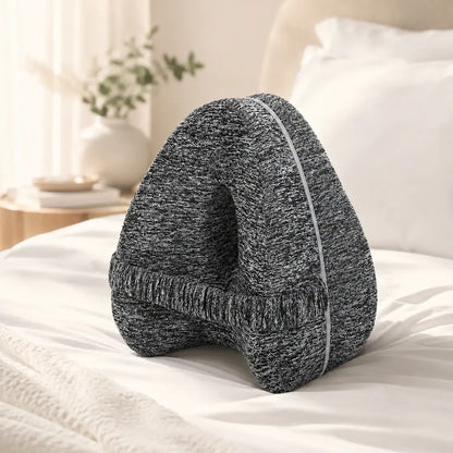 Olira Knee Pillow for Side Sleepers — Memory Foam Leg & Hip Support Pillow