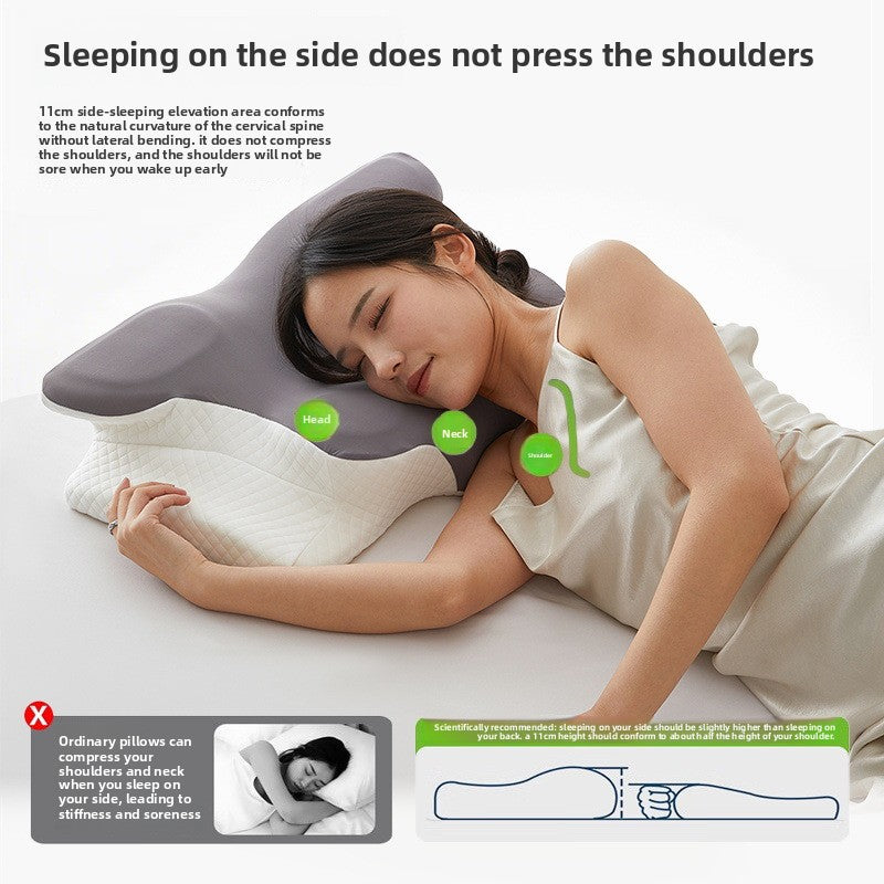 Olira Cervical Neck Pillow - Contoured Memory Foam for Neck & Back Pain, All Sleep Positions